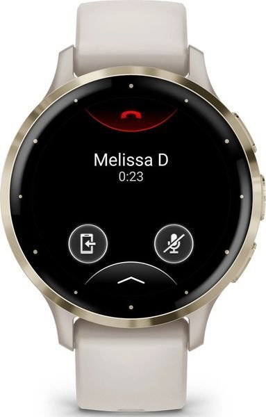 Смарт-годинник Garmin Venu 3S Soft Gold S. Steel Bezel w. French Gray Case and S. Band (010-02785-02/52) от OP 010-02785-02/52 фото