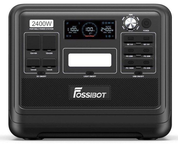 Зарядна станція Fossibot F2400 Black от OP F2400 BLACK фото