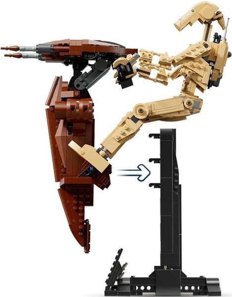 Блоковий конструктор LEGO Star Wars Бойовий дроїд із платформою STAP 75428 от OP 75428 фото