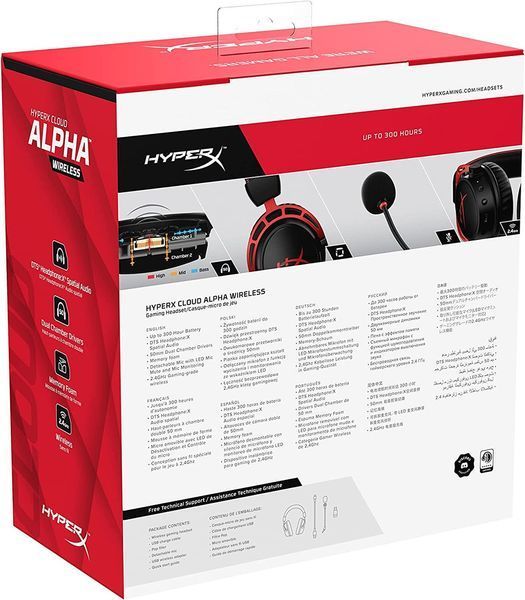 Навушники з мікрофоном HyperX Cloud Alpha Wireless Black (4P5D4AA) от OP 4P5D4AA фото